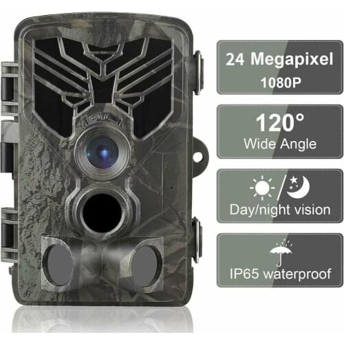 New 20MP Hunting Camera Outdoor Wildlife Observation 1080P IR Filter Night Vision Motion Sensor IP65 Waterproof Trail Camera