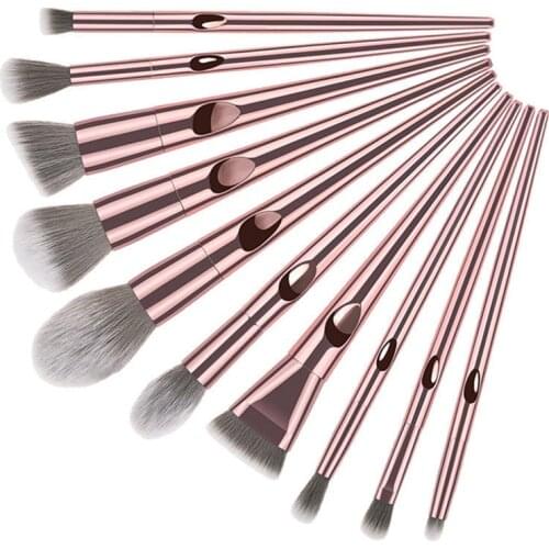 New Fashionable Brushes 1 pc Rose metal Contour Blush Makeup Brushes Professional Eyeshadow Eyebrow Make Up Brush Tools