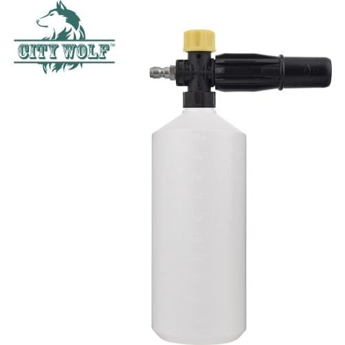Car Wash Snow Foam Nozzle Soap Sprayer Lance G1/4 quick connector high pressure washer accessoires city wolf cleaning tools