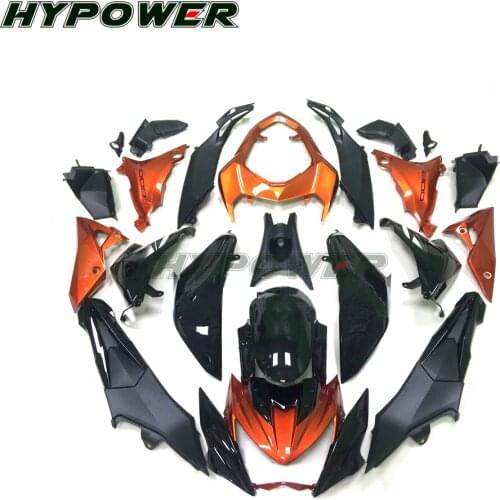 Complete High Quality ABS Injection Plastics Fairings Kit For Kawasaki Z800 2013 - 2016 13 14 15 16 Orange Matte Black Bodywork