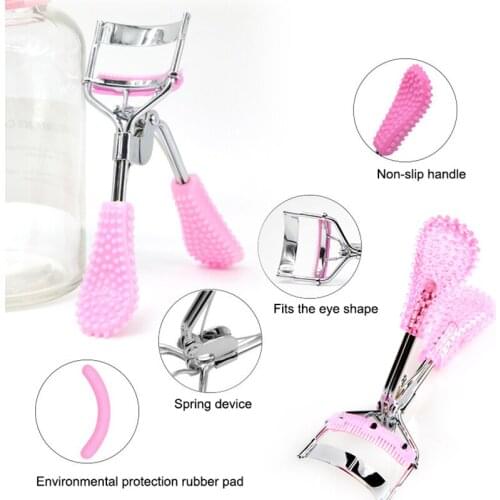 Nature Curling Eyelash Curler with Mini Comb 3D Stereo Curling Eyelashes Eyes Makeup Tool MPwell