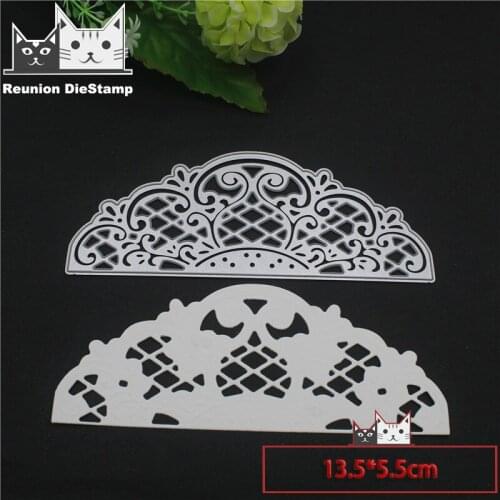 Reunion lace border 2020 Metal Cutting Dies DIY Scrapbooking Paper Photo Album Crafts Knife Mould Card Embossing Mold Stencils