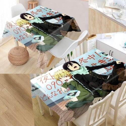 Noragami Anime Custom Table Cloth Oxford Fabric Rectangular Waterproof Oilproof Table Cover Family Party Tablecloth