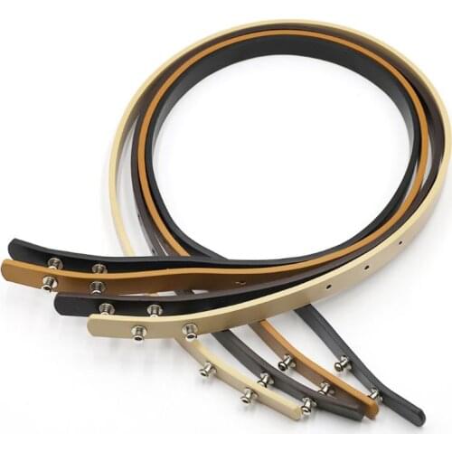 PU Leather Handbag Shoulder Handle Strap for DIY Handmade Woven Bag Accessories L9BE