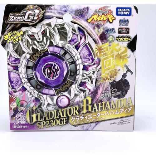 100% ORIGINAL TAKARA TOMY BEYBLADE ZERO-G BBG27 Gladiator Bahamoote Bahamdia+LAUNCHER AS CHILDRENS TOYS