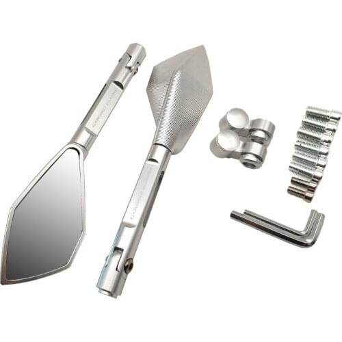 CNC Universal Motorcycle Mirror Rearview Side Mirrors Motorbike Accessories For Kawasaki Z250 z 1000 sx z1000 sx gtr 1400 zx 6r