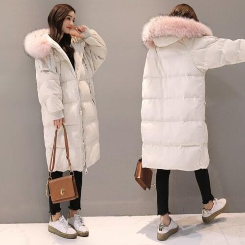 New 2020 Womens wWinter Jackets Warm Duck Down Women Long Parka Raccoon Fur Coat Female Jacket casaco feminino