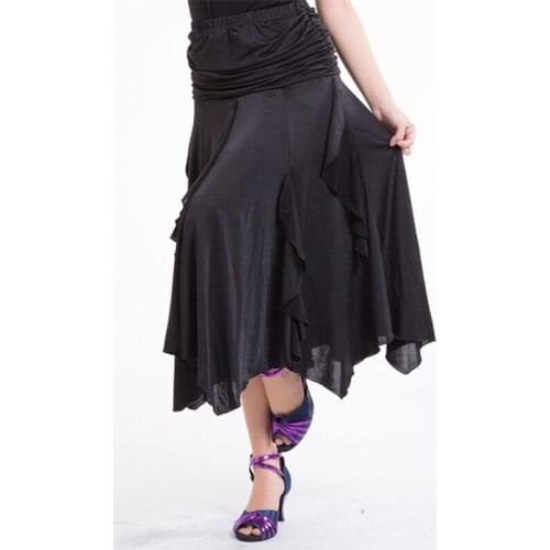 Women Modern Ballroom Dance Half-length Dress Square Dance Costumes Ballroom Practice Wear Dance Competition Dresses