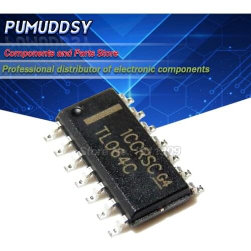 10PCS TL064CDT SOP-14 TL064CDR SOP14 TL064C SOP TL064