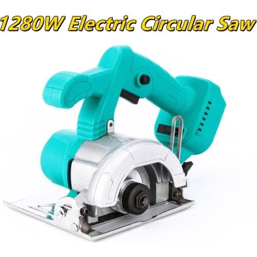 1280W Electric Circular Saw Machine Cutting Machine Marble Machine Woodworking Sawing Porcelain Drill Disc Saw Electric Saw