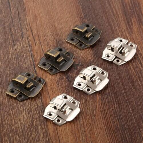 20pcs Vintage Jewelry Chest Box Gift Box Suitcase Case Buckles Clip Clasp Furniture Hardware 24*19mm