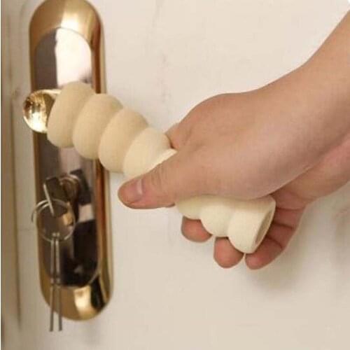 3/1Pc Rubber Crash Pad Door Handle Stopper Round EVA Door Knob Foam Cover Furniture protector Baby Safety Practical Static-free