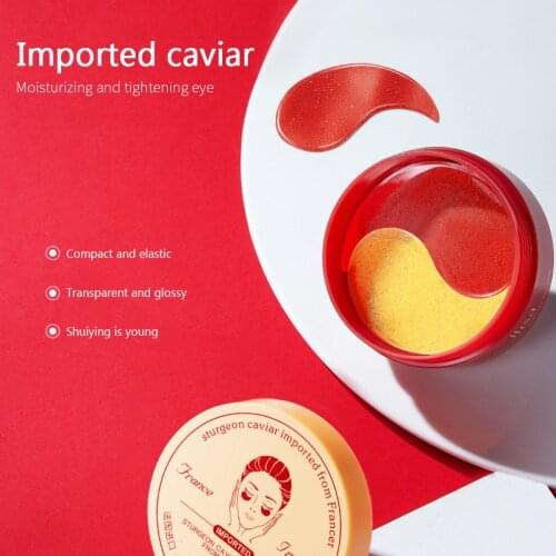 Eye Mask Patch 60pcs Two-color Moisturizing Gold Crystal Collagen Anti-Wrinkle Anti Aging Remove Dark Circles Eye Care TSLM1