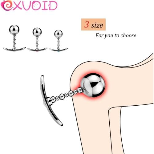 EXVOID Anal Plugs Anal Beads Jelly G-spot Prostate Massager Metal Butt Plug Adult Products Sex Toys for Women Men Gay Wearable