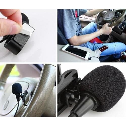 Car Audio Microphone 2.5mm Clip Jack Plug Mic Stereo Radio Microphone Auto Radios Car Mini Wired For Pioneer DVD External G2A6