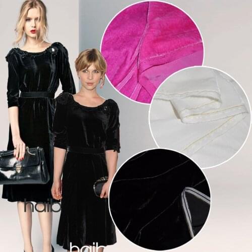 Free shipping! Joe velvet fabric velvet dress really velvet fabrics fashion wholesale high quality silk cloth