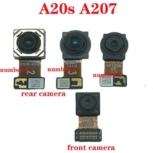 For Samsung A20s A207 Back Rear Big Camera+Front Facing Camera Module Flex Cable