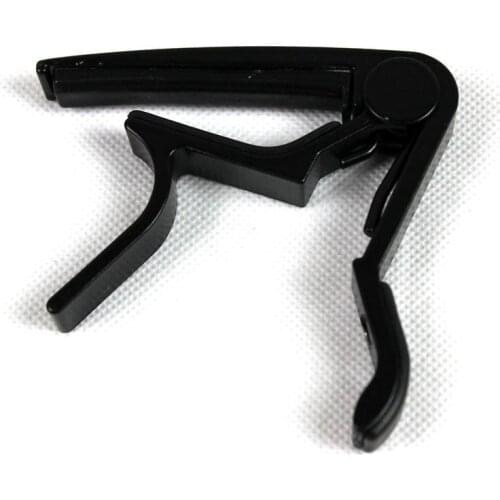 Electric Acoustic Guitar Capo Bass Violin Ukulele Capo Single-handed Tune Clamp Trigger - Material Metal