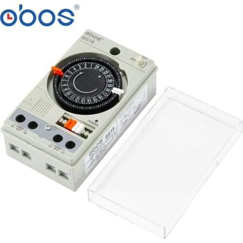 Good reputation Built-in rechargeable battery 220V timer switch mechanical timer with 48 times on/off time setting scope 30 min