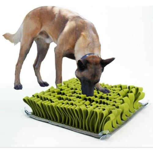 Pet supplies bite-resistant slow food toy training dog smell sniff pad release energy treasure hunt blanket dog training collar