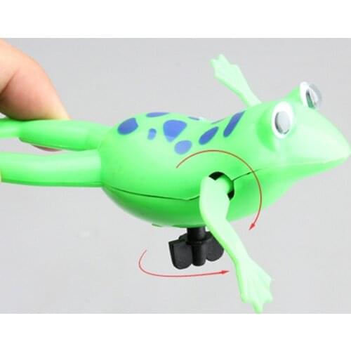 Bath Toys Swimming Frog Battery Operated Pool Bath Cute Toy Wind-Up Swim Frogs Water Spray Set For Kids Animals Summer Toys