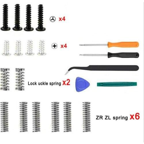 Repair Tools Screw & Spring & Screwdriver kits For Nintendo Switch Joy-con Controller Replacement Tri-wing