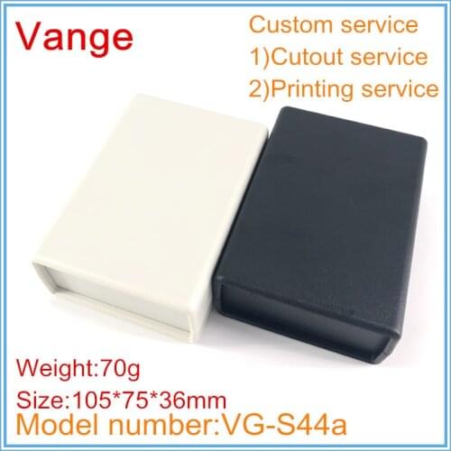 1pcs/lot desktop electronics enclosure 105*75*36mm ABS case plastic chassis housing for circuits module project