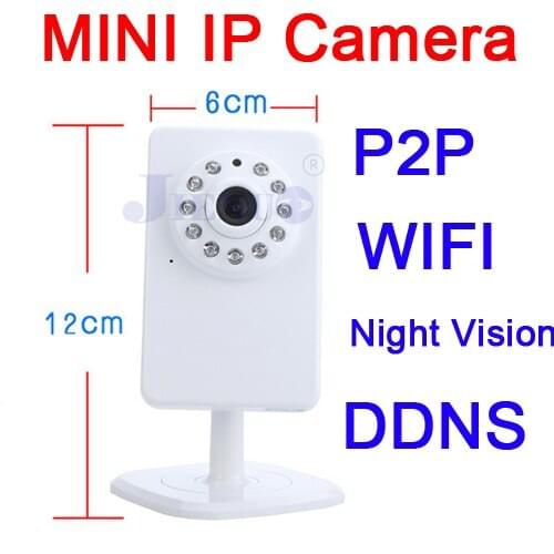 Mini camera P2P IP Camera Wireless Wifi Security PlugPlay Micro SD Card Storage 0.3Megapixel Night Vision wholesale cctv cameras