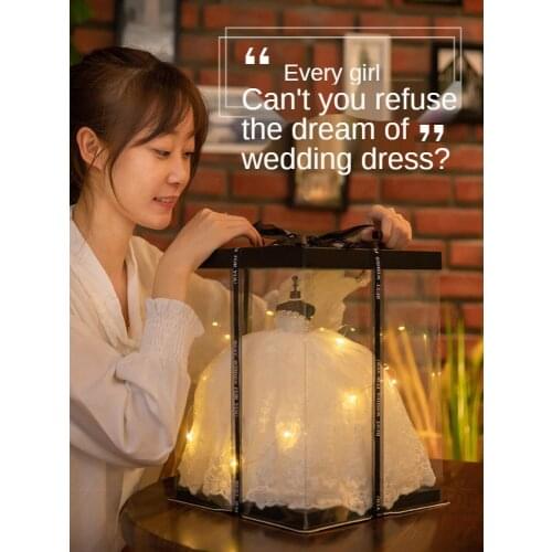 Wedding Dress Model Send Girls Birthday Gifts Girlfriends Children Friends
