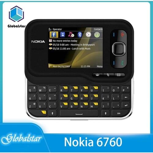 Nokia 6760 Refurbished Original Unlocked Nokia 6760 Slide 2.4' inch GSM 3G mobile phone GPS Bluetooth FM