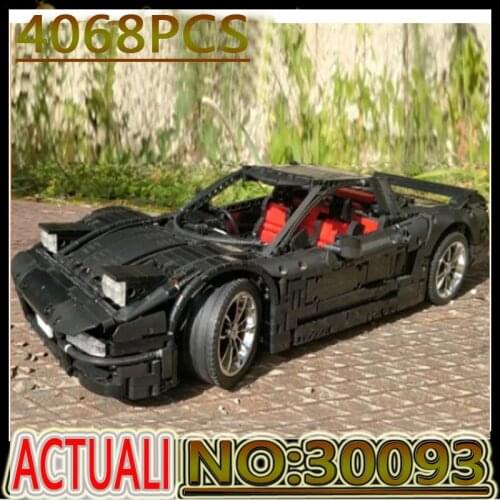 New High-Tech Building Block MOC-30093 Honda Nsxs Automobile Super Sports Car Parts Assembly Toy Education Diy Boy Birthday Gift