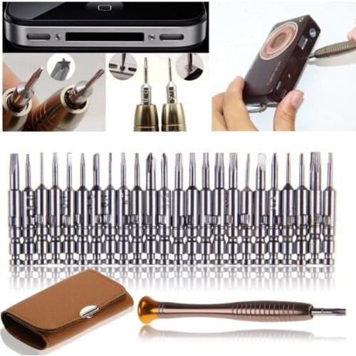 25 in 1 Precision Torx Screwdriver Cell Phone Wallet Repair Tool Kit for Mobile Phone Cellphone Electronics PC