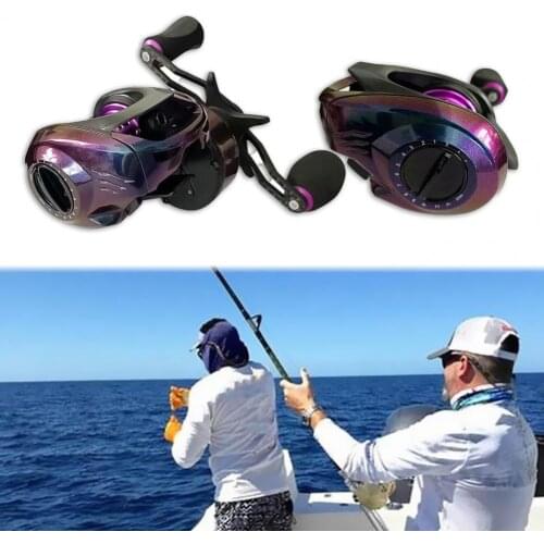 160g Fishing Reel Carbon Fiber 7.1:1 Gear Ratio Ultralight 10+1 Ball Bearings Right Left Hand Mackerel Baitcaster for Fishing Lo