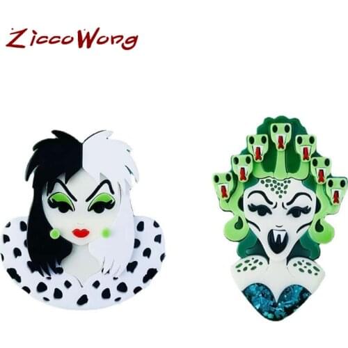 ZiccoWong Black Brooches For Clothes