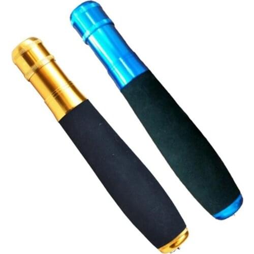 1pcs Aluminum Alloy Fishing Rod Change Handle Grip DIY fix Lightweight Universal Replaceable EVA Fishing Rod Kit Pod Pesca