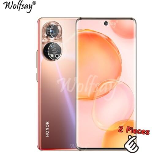 2PCS Nano Camera Glass For Honor 50 Lens Screen Protector For Honor 50 Tempered Glass For Honor 50 Camera Lens Film 6.57 inch