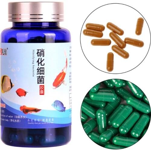 20/30/50/80/100 Pcs Aquarium Nitrifying Bacteria Concentrated Capsule Fish Tank Pond Cleaning Fresh Water Supplies