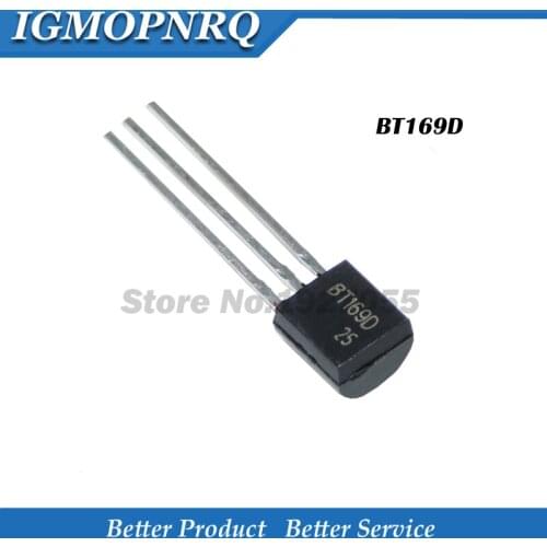 50pcs/ BT169D BT169 TO-92 Triacs Thyristor SCR 3-Pin new