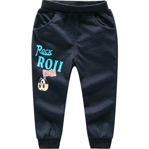 Boys'trousers Thin Spring And Summer Garments 2019 New Arrival Childrens Trousers Cotton 95% Elastic size 90 100 110 120 130 CM