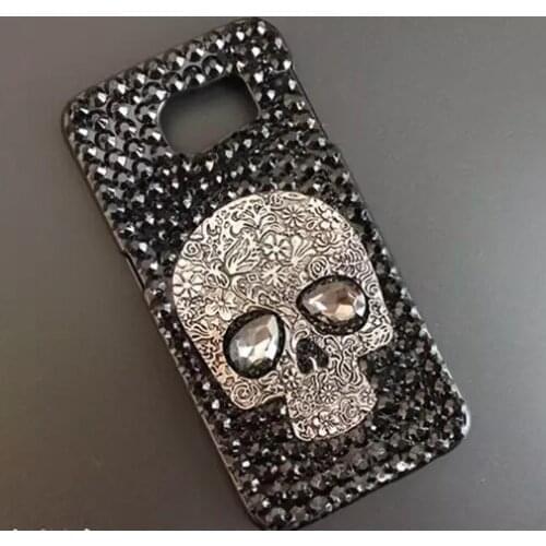 DIY Handmade Case For Samsung Galaxy A71 A51 A70 A50 S20 Ultra S10 S9 S8 Note 10 9 8 Plus Lite A21 A11 Skull Phone Cover