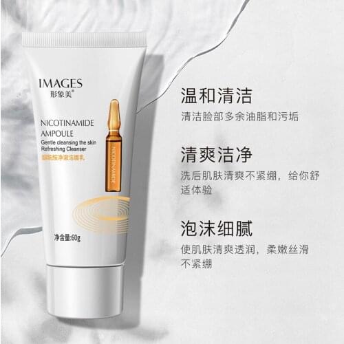 Hyaluronic Acid Niacinamide Makeup Remover Deep Cleansing Foam Water Oil Balance Moisturizing Oil Control Washing Products