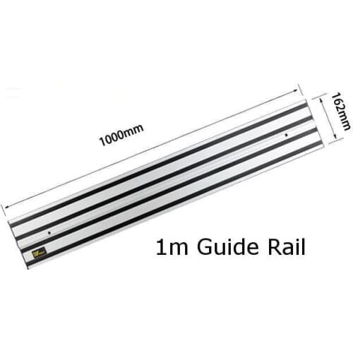 GKTOOLS Wnew 1m Woodworing Aluminium Guide Rail T Track for Track Saw