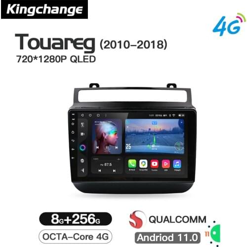 Kingchange Car Multimedia Video Player Navigation For Volkswagen Touareg 2010 - 2018 Radio Stereo BT GPS Wifi DSP