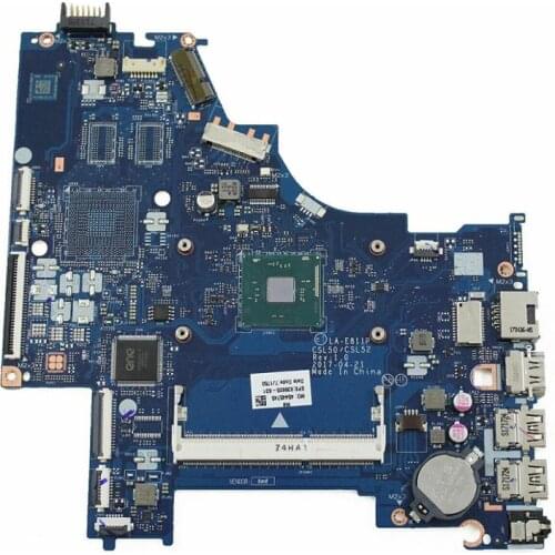 Laptop motherboard For HP Pavillion 15-BS Core SR2KN Mainboard 939605-601 939605-501 LA-E811P Celeron N3060 CPU
