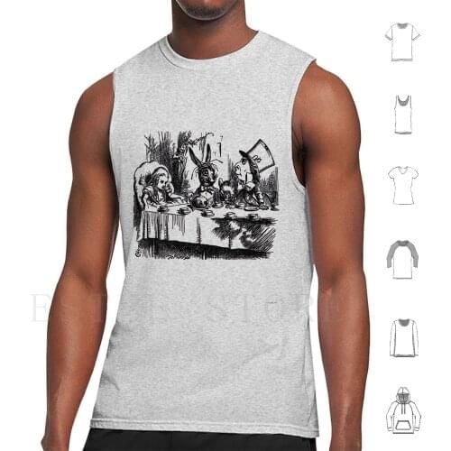 The Tea Party Tank Tops Vest Alice Hare Tea Tea Party Original Illustrations Lewis Carroll John Tenniel Alice In Through