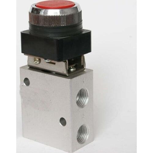 1/4" JM series mechanical valve JM-06A plat round button