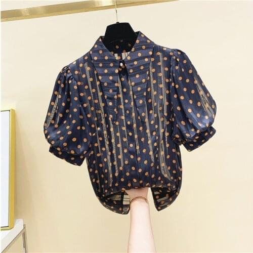 MLNRFZ Polka Dot Blouses