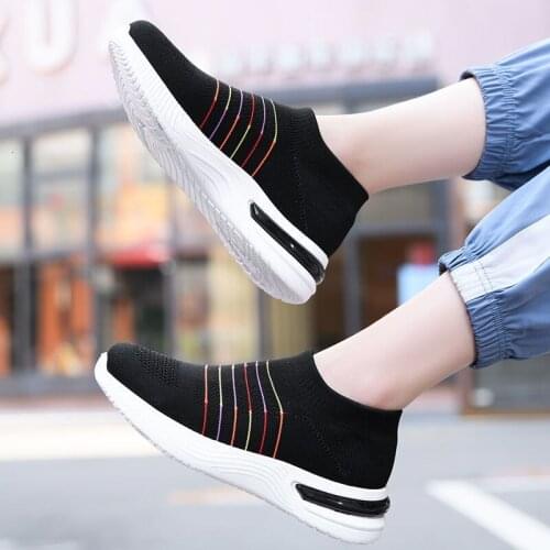 Fashion Women Outdoor Sports Shoes Walking Running Tennis Stability Sneakers for Female Mesh Breathable Soft Bigsize Shoes