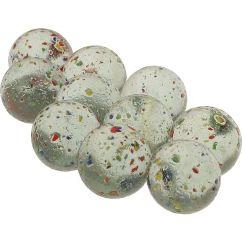Set of 10, 25mm/0.98inch Glass Marbles, Marbles Game Toy, Glass Marbles Kids Traditional Game Play Fun Toy