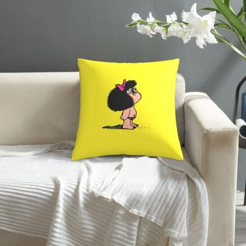 Mafalda pillowcase printed cushion cover sofa waist pillow pillow cover